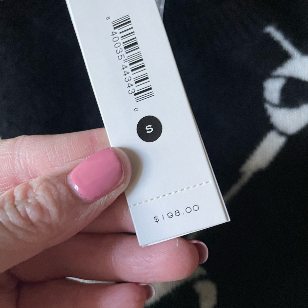 AQUA Bloomingdale’s Bow Cashmere Ribbed Knit Sweater Size Small #1315 - Picture 3 of 4